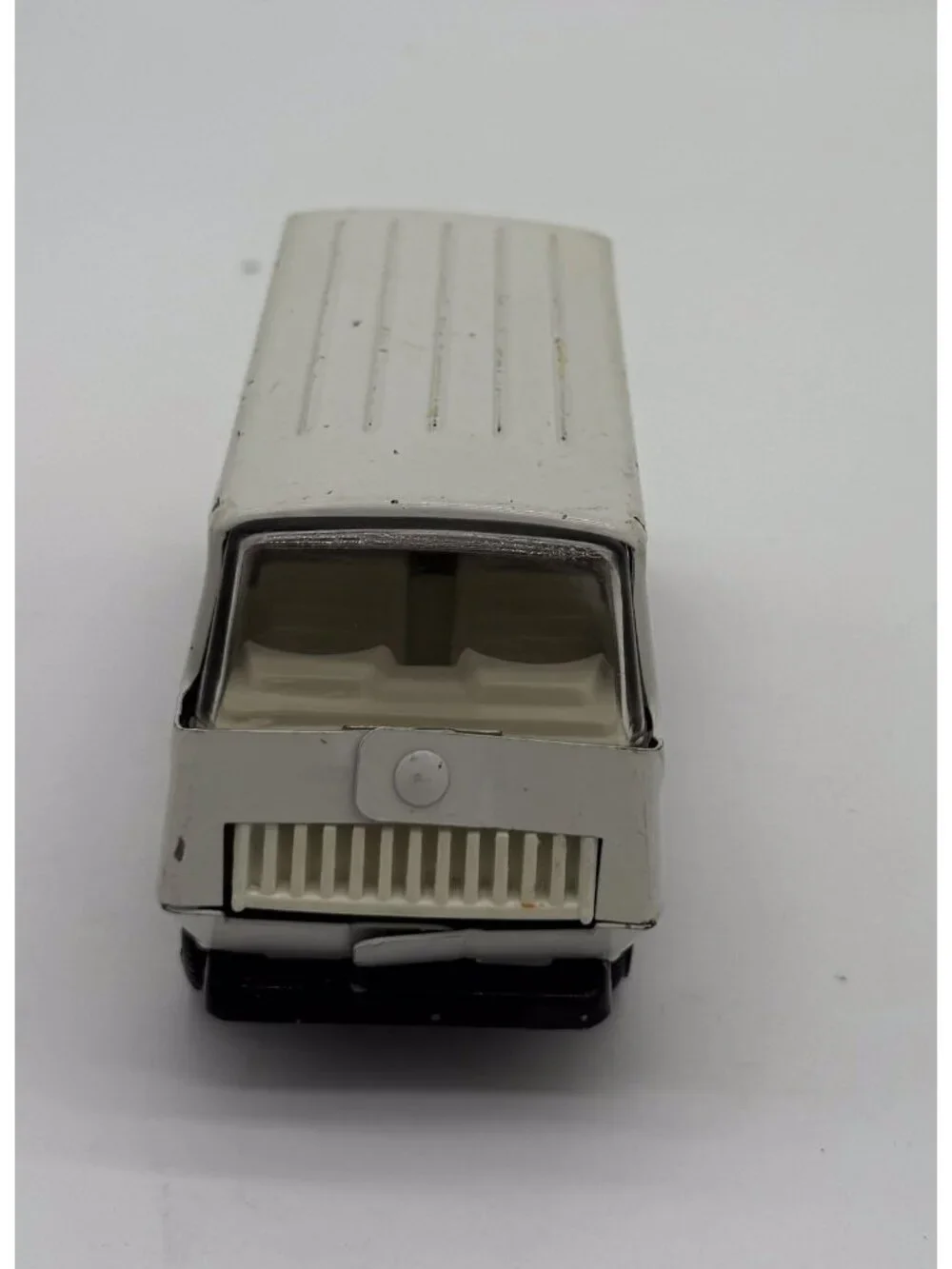 Vintage TONKA White  Ambulance Rescue Van Solid Pressed Steel 5.5”